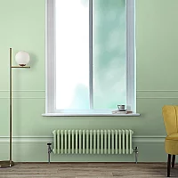 Milano Windsor Horizontal Traditional Column Radiator 3 Column 300mm x 1010mm Pippin Green
