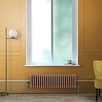 Milano Windsor Horizontal Traditional Column Radiator 3 Column 300mm x 1010mm Autumn Yellow