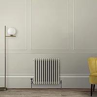 Milano Windsor Horizontal Traditional Column Radiator 3 Column 600mm x 605mm Millstone