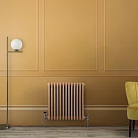 Milano Windsor Horizontal Traditional Column Radiator 3 Column 600mm x 605mm Autumn Yellow