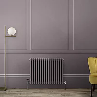 Milano Windsor Horizontal Traditional Column Radiator 3 Column 600mm x 785mm Dahlia Purple