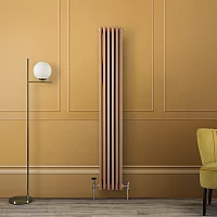 Milano Windsor Vertical Traditional Column Radiator 3 Column 1800mm x 290mm Autumn Yellow