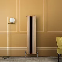 Milano Windsor Vertical Traditional Column Radiator 2 Column 1500mm x 380mm Autumn Yellow