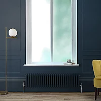 Milano Windsor Horizontal Traditional Column Radiator 2 Column 300mm x 1190mm Regal Blue