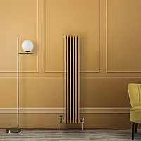 Milano Windsor Vertical Traditional Column Radiator 2 Column 1500mm x 290mm Autumn Yellow