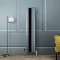 Milano Windsor Squirrel Blue Vertical Traditional Triple Column Radiator 1800mm x 380mm