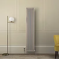 Milano Windsor Vertical Traditional Column Radiator 3 Column 1800mm x 380mm Elk Brown