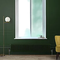 Milano Windsor Horizontal Traditional Column Radiator 2 Column 300mm x 1505mm Evergreen