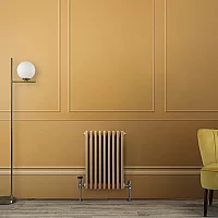 Milano Windsor Horizontal Traditional Column Radiator 2 Column 600mm x 425mm Autumn Yellow