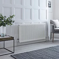 Milano Windsor Horizontal Traditional Column Radiator 3 Column 600mm x 1190mm White