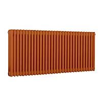 Milano Windsor Horizontal Traditional Column Radiator 3 Column 600mm x 1415mm Sunset Orange