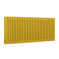 Milano Windsor Horizontal Traditional Column Radiator 3 Column 600mm x 1415mm Dandelion Yellow