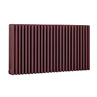 Milano Windsor Horizontal Traditional Column Radiator 4 Column 600mm x 1190mm Booth Red
