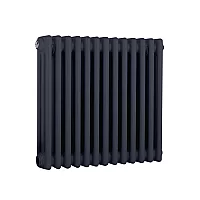 Milano Windsor Horizontal Traditional Column Radiator 3 Column 500mm x 605mm Regal Blue