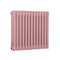 Milano Windsor Horizontal Traditional Column Radiator 3 Column 500mm x 605mm Camellia Pink