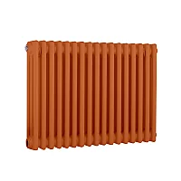 Milano Windsor Horizontal Traditional Column Radiator 3 Column 500mm x 785mm Sunset Orange
