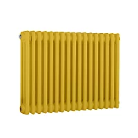 Milano Windsor Horizontal Traditional Column Radiator 3 Column 500mm x 785mm Dandelion Yellow