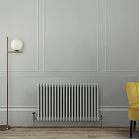 Milano Windsor Horizontal Traditional Column Radiator 3 Column 500mm x 1010mm Cobblestone