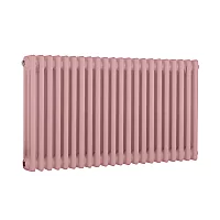 Milano Windsor Horizontal Traditional Column Radiator 3 Column 500mm x 1010mm Camellia Pink