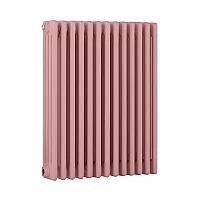 Milano Windsor Horizontal Traditional Column Radiator 4 Column 750mm x 605mm Camellia Pink