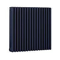 Milano Windsor Horizontal Traditional Column Radiator 4 Column 750mm x 785mm Deep Sea Blue