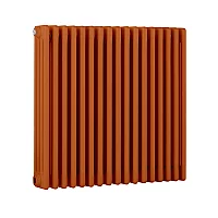Milano Windsor Horizontal Traditional Column Radiator 4 Column 750mm x 785mm Sunset Orange