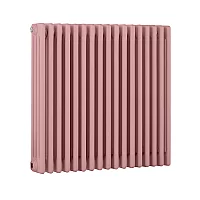 Milano Windsor Horizontal Traditional Column Radiator 4 Column 750mm x 785mm Camellia Pink