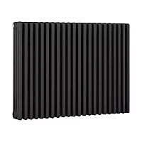 Milano Windsor Horizontal Traditional Column Radiator 4 Column 750mm x 1010mm Carbon Grey