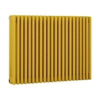 Milano Windsor Horizontal Traditional Column Radiator 4 Column 750mm x 1010mm Dandelion Yellow