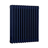 Milano Windsor Horizontal Traditional Column Radiator 3 Column 750mm x 605mm Deep Sea Blue
