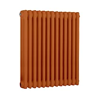 Milano Windsor Horizontal Traditional Column Radiator 3 Column 750mm x 605mm Sunset Orange