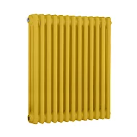 Milano Windsor Horizontal Traditional Column Radiator 3 Column 750mm x 605mm Dandelion Yellow