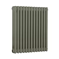 Milano Windsor Horizontal Traditional Column Radiator 3 Column 750mm x 605mm Sage Leaf Green
