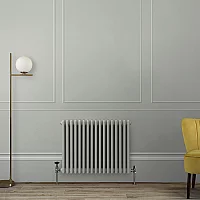 Milano Windsor Horizontal Traditional Column Radiator 3 Column 750mm x 785mm Cobblestone