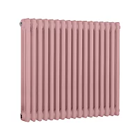 Milano Windsor Horizontal Traditional Column Radiator 3 Column 750mm x 785mm Camellia Pink