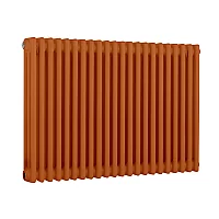 Milano Windsor Horizontal Traditional Column Radiator 3 Column 750mm x 1010mm Sunset Orange