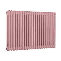 Milano Windsor Horizontal Traditional Column Radiator 3 Column 750mm x 1010mm Camellia Pink
