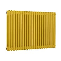 Milano Windsor Horizontal Traditional Column Radiator 3 Column 750mm x 1010mm Dandelion Yellow