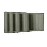 Milano Windsor Horizontal Traditional Column Radiator 3 Column 750mm x 1595mm Sage Leaf Green