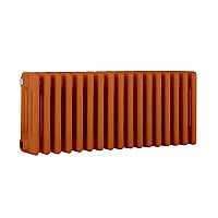 Milano Windsor Horizontal Traditional Column Radiator 4 Column 300mm x 785mm Sunset Orange