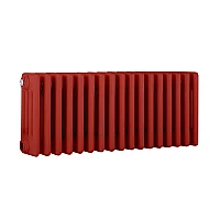 Milano Windsor Horizontal Traditional Column Radiator 4 Column 300mm x 785mm Siamese Red
