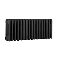 Milano Windsor Horizontal Traditional Column Radiator 4 Column 300mm x 785mm Carbon Grey