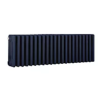 Milano Windsor Horizontal Traditional Column Radiator 4 Column 300mm x 1010mm Deep Sea Blue