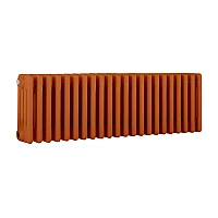 Milano Windsor Horizontal Traditional Column Radiator 4 Column 300mm x 1010mm Sunset Orange
