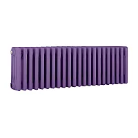 Milano Windsor Horizontal Traditional Column Radiator 4 Column 300mm x 1010mm Lush Purple