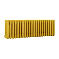 Milano Windsor Horizontal Traditional Column Radiator 4 Column 300mm x 1010mm Dandelion Yellow