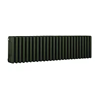 Milano Windsor Horizontal Traditional Column Radiator 4 Column 300mm x 1190mm Evergreen