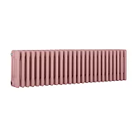 Milano Windsor Horizontal Traditional Column Radiator 4 Column 300mm x 1190mm Camellia Pink