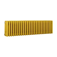 Milano Windsor Horizontal Traditional Column Radiator 4 Column 300mm x 1190mm Dandelion Yellow