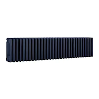 Milano Windsor Horizontal Traditional Column Radiator 4 Column 300mm x 1415mm Deep Sea Blue